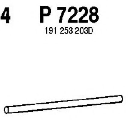 P7228 FENNO Exhaust Pipe