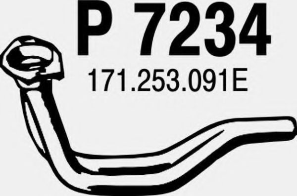 P7234 FENNO Exhaust Pipe