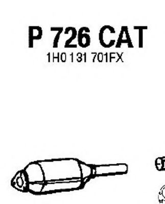 P726CAT FENNO Exhaust System Catalytic Converter