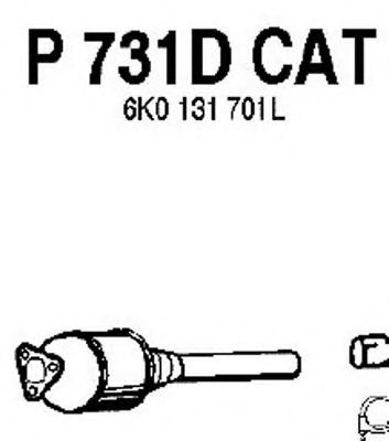 P731DCAT FENNO Exhaust System Catalytic Converter
