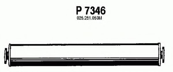 P7346 FENNO Exhaust System End Silencer
