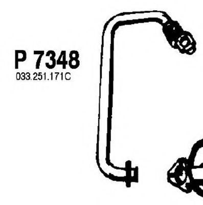 P7348 FENNO Exhaust System Exhaust Pipe