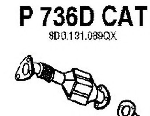 P736DCAT FENNO Catalytic Converter
