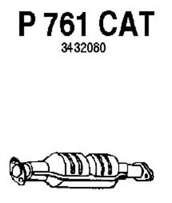 P761CAT FENNO Система выпуска ОГ Катализатор