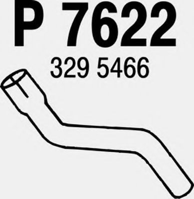 P7622 FENNO Exhaust System End Silencer