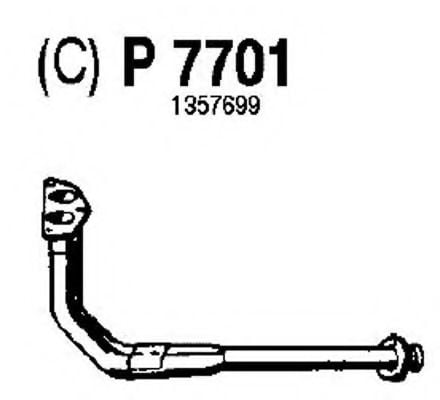 P7701 FENNO Exhaust Pipe