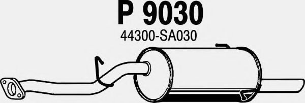 P9030 FENNO Exhaust System End Silencer