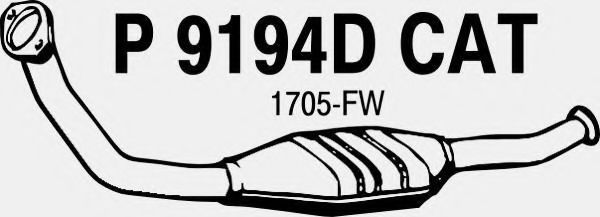 P9194DCAT FENNO Catalytic Converter