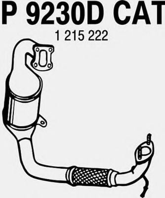 P9230DCAT FENNO Exhaust System Catalytic Converter