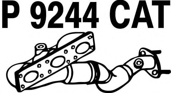 P9244CAT FENNO Exhaust System Catalytic Converter