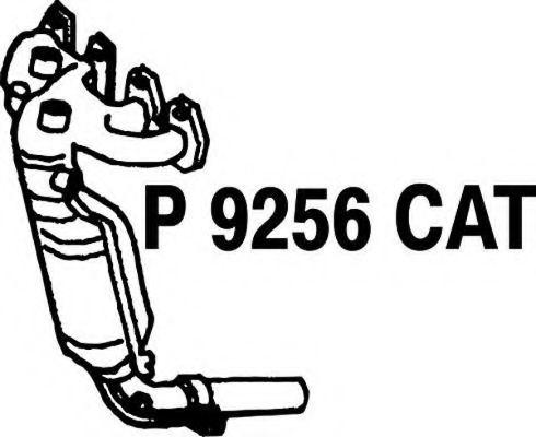 P9256CAT FENNO Exhaust System Catalytic Converter