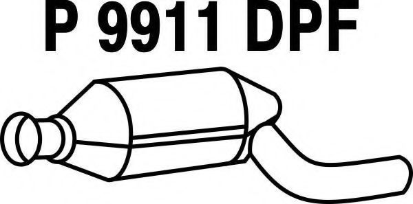 P9911DPF FENNO Exhaust System Soot/Particulate Filter, exhaust system