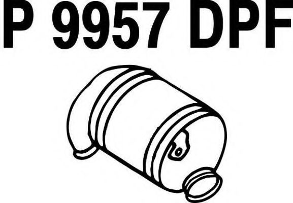 P9957DPF FENNO Exhaust System Mounting Kit, soot filter