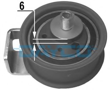 ATB2143 DAYCO Belt Drive Tensioner Pulley, timing belt