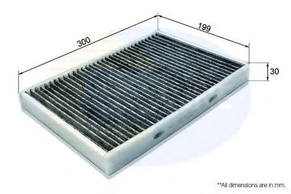 EKF119A COMLINE Filter, interior air
