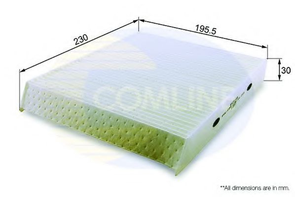 EKF148 COMLINE Heating / Ventilation Filter, interior air