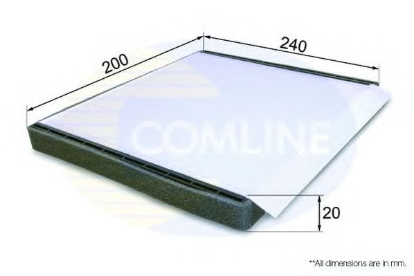 EKF203 COMLINE Filter, interior air