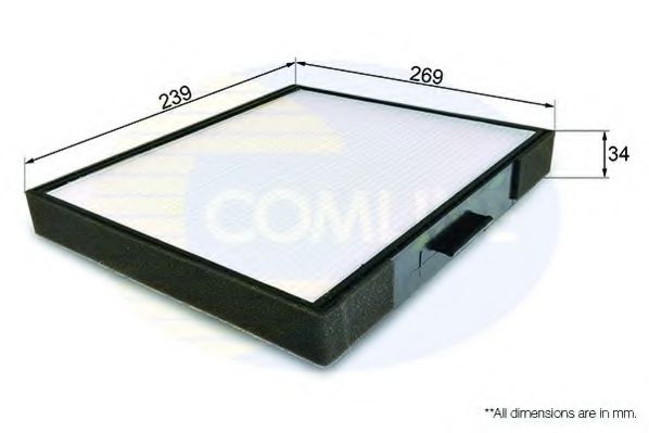 EKF208 COMLINE Heating / Ventilation Filter, interior air