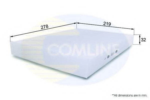 EKF163 COMLINE Filter, interior air