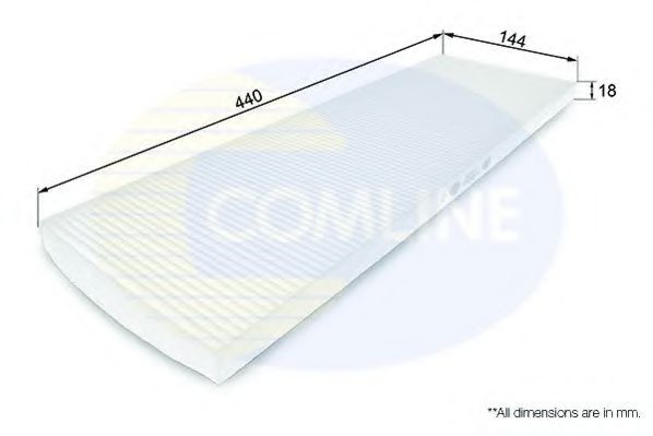 EKF167 COMLINE Filter, interior air