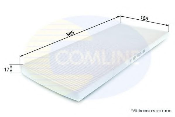 EKF168 COMLINE Heating / Ventilation Filter, interior air