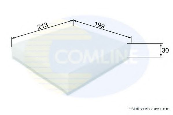 EKF173 COMLINE Filter, interior air