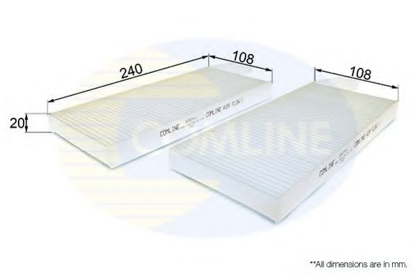 EKF270-2 COMLINE Filter, interior air