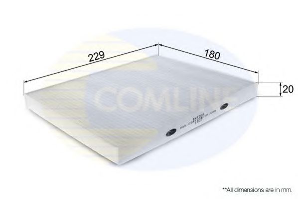 EKF301 COMLINE Filter, interior air