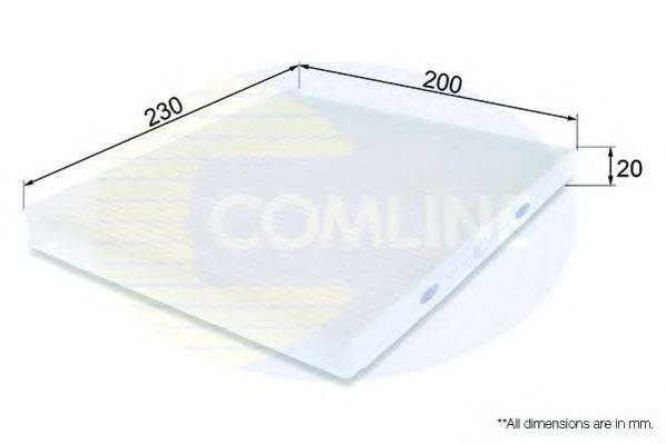 EKF321 COMLINE Filter, interior air