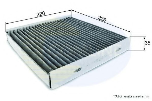 EKF193A COMLINE Heating / Ventilation Filter, interior air