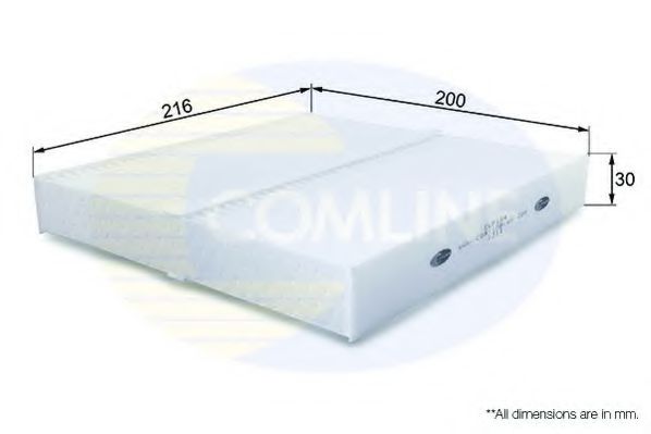 EKF194 COMLINE Heating / Ventilation Filter, interior air