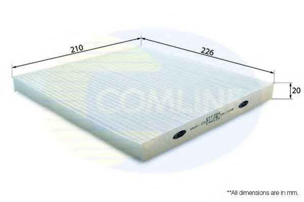 EKF366 COMLINE Heating / Ventilation Filter, interior air