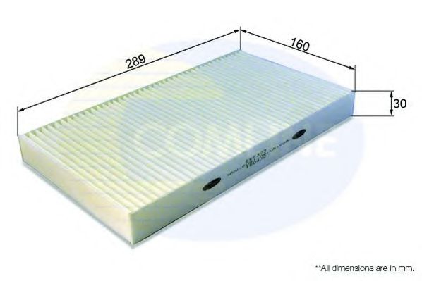 EKF373 COMLINE Heating / Ventilation Filter, interior air