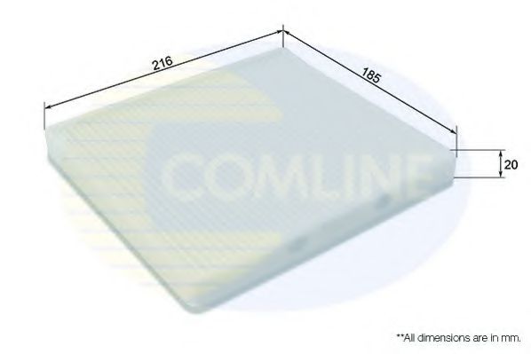 EKF407 COMLINE Filter, Innenraumluft