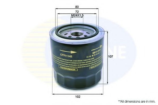 CTY11142 COMLINE Oil Filter