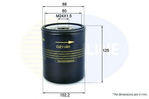 CIZ11491 COMLINE Oil Filter