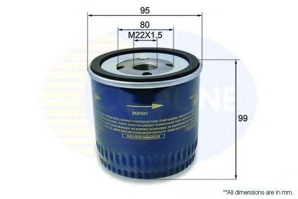 EOF021 COMLINE Oil Filter