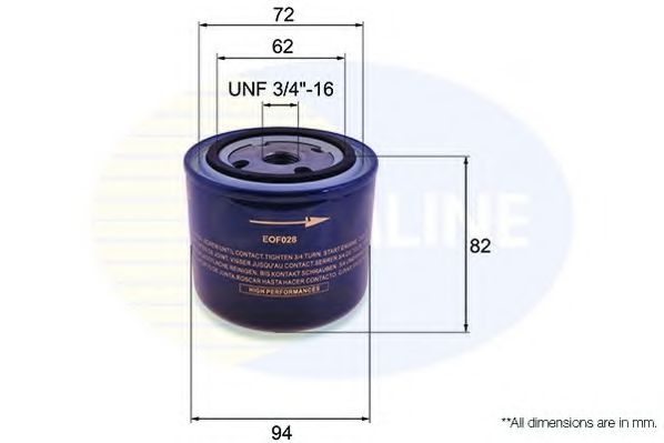 EOF028 COMLINE Oil Filter