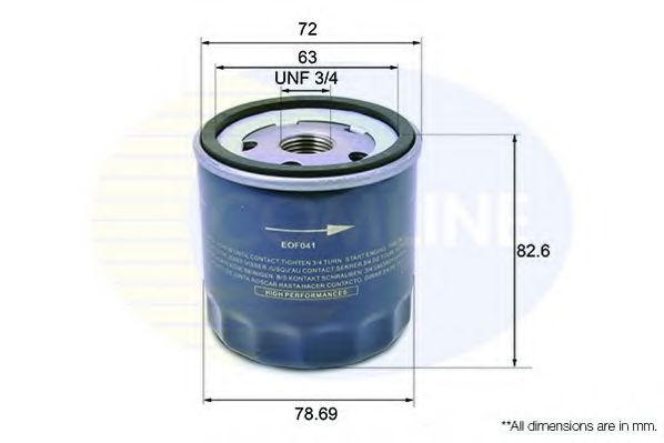 EOF041 COMLINE Oil Filter