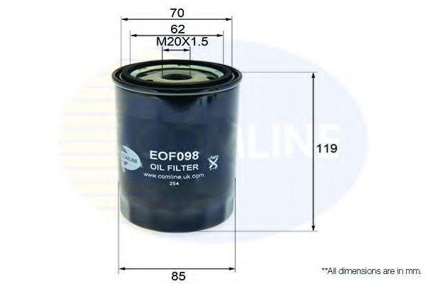 EOF098 COMLINE Масляный фильтр