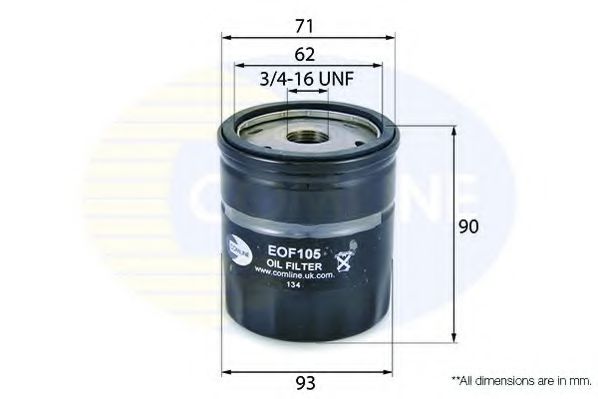 EOF105 COMLINE Oil Filter