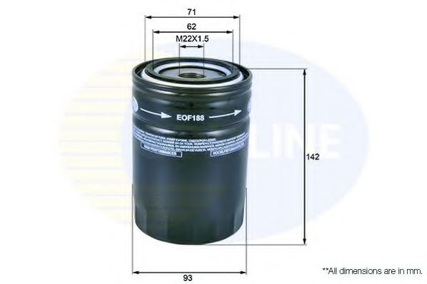 EOF188 COMLINE Oil Filter