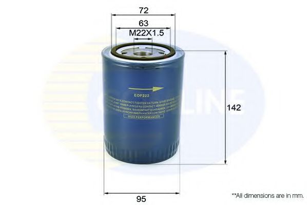 EOF222 COMLINE Oil Filter