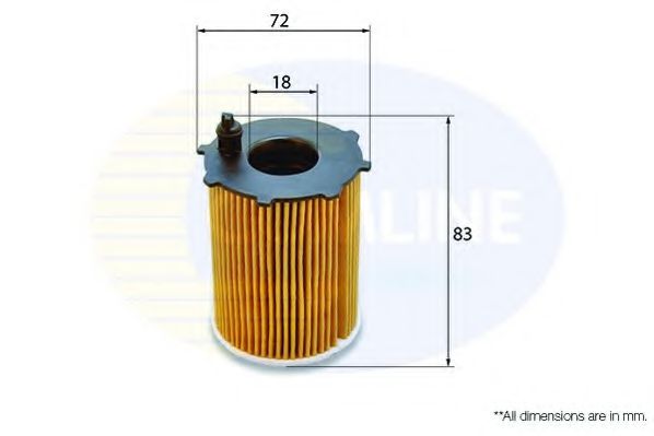 EOF206 COMLINE Lubrication Oil Filter