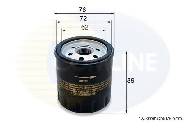 EOF282 COMLINE Oil Filter