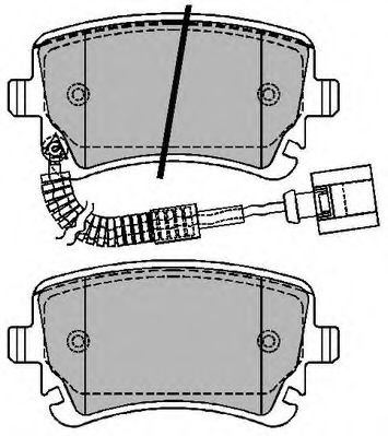 ADB11754 COMLINE Brake System Brake Pad Set, disc brake