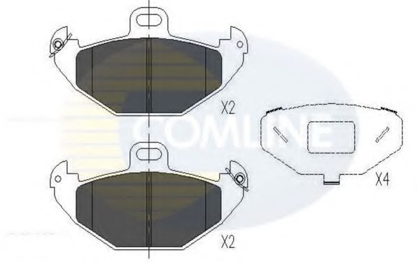 CBP01020 COMLINE Brake System Brake Pad Set, disc brake