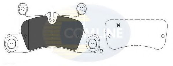 CBP06048 COMLINE Brake System Brake Pad Set, disc brake