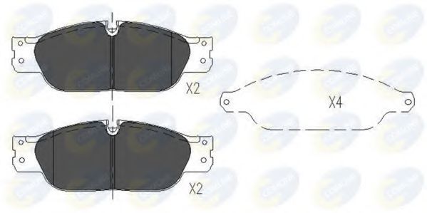CBP01103 COMLINE Brake System Brake Pad Set, disc brake