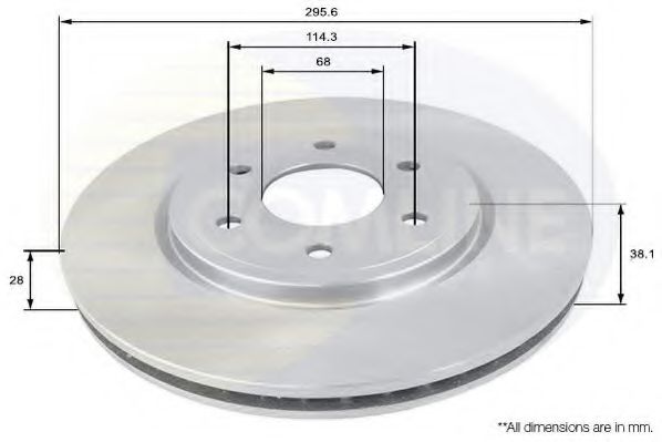 ADC0270V COMLINE Brake Disc